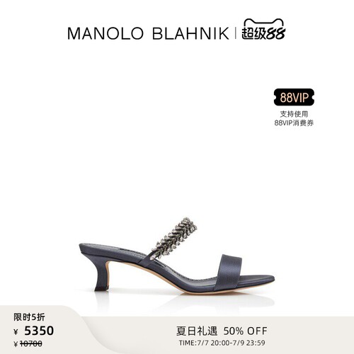 【限时折扣】MANOLO BLAHNIK玛诺洛/MB女鞋KIFASAN高跟凉鞋