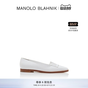 【礼物】MANOLO BLAHNIK玛诺洛/MB女鞋PAUSANIAS平底鞋