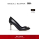 新年礼物 MANOLO BLAHNIK玛诺洛 MB女鞋 HANGISI钻扣高跟婚鞋