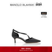 新年礼物 MANOLO BLAHNIK玛诺洛 MB女鞋 NOLA高跟凉鞋