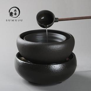 电陶炉养生复古黑茶陶壶老白茶茶壶煮茶炉 火山石煮茶器陶瓷套装