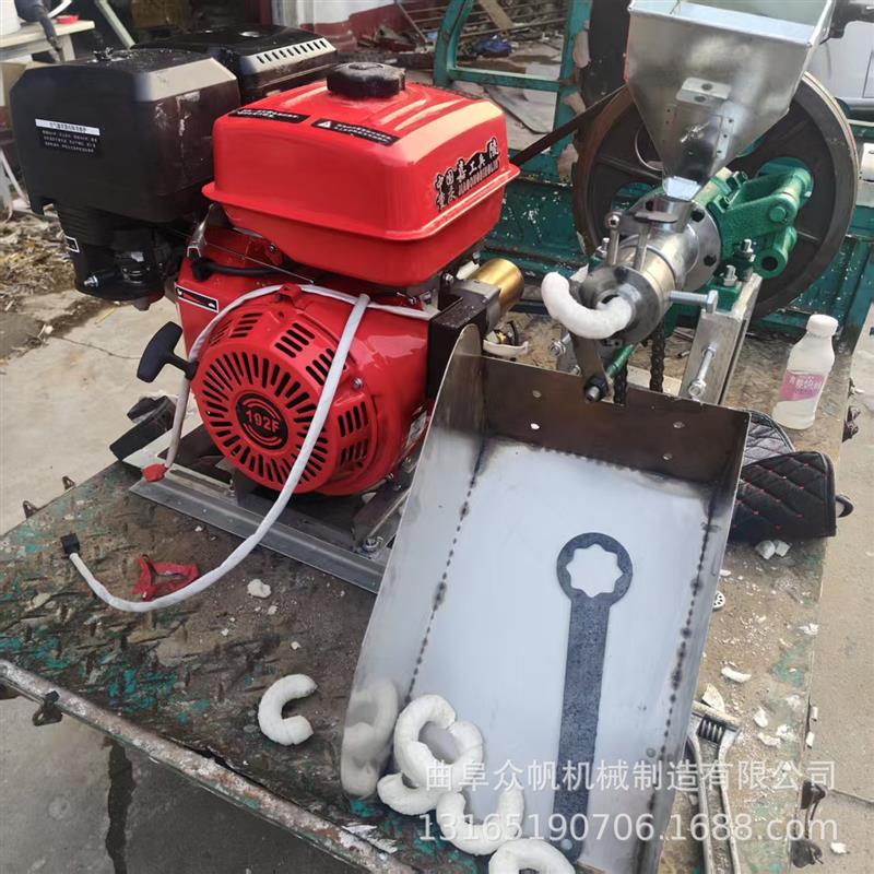 新款五谷杂粮膨化机摆摊商用玉米大米康乐空心江米棍多功能