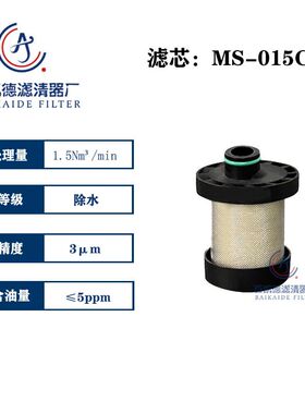 YF激光切割精密过滤器滤芯MS-015/025/038/060/085/120C/T/A/F/H