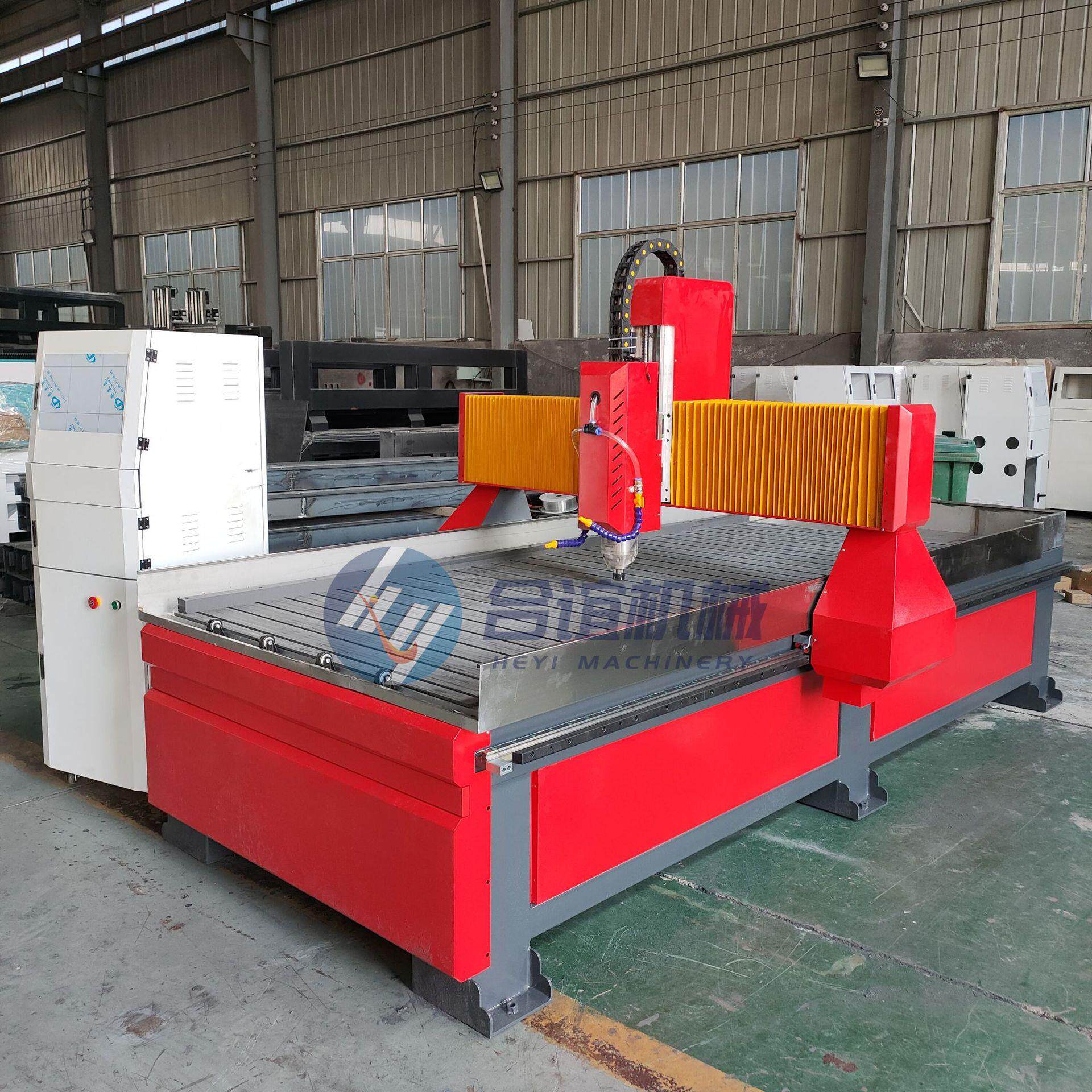 新款发泡陶瓷雕刻机双头棺材寿材三轴玉石金属石膏铁板刻字木工机