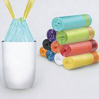 45X50 high appearance level drawstring garbage bag, hand-held thickened large kitchen, student household, large capacity new style thumbnail 2