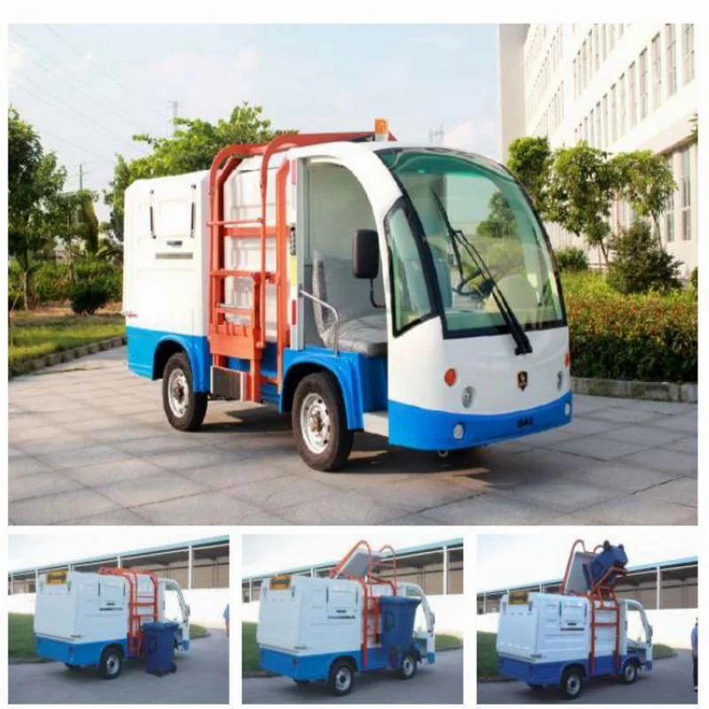 电动三轮保洁车 垃圾桶清运车驳运车  电动环卫车 四轮 挂桶车