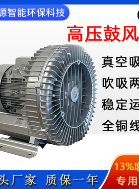 2LG630-7AH06旋涡气泵真空吸附风机曝气风机抽真空打包循环风机