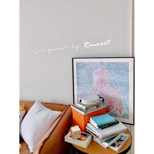 犀牛艺廊《骏马之城》简现代轻奢客厅玄关装饰挂画骑士壁画