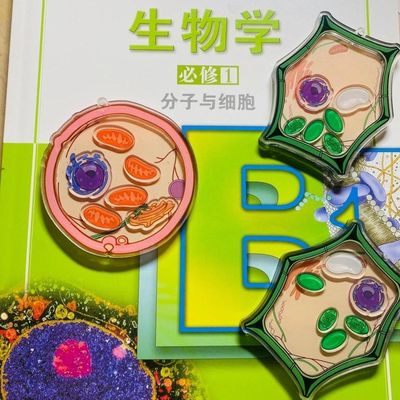 小红书同款生物细胞摇摇乐钥匙扣自制生物学周边高颜值送闺蜜朋友