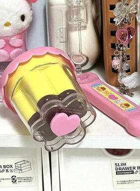 草莓布丁喂食器果冻套装组合儿童过家家玩具摆件草莓布丁喂食器