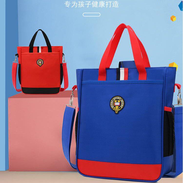新疆包邮补习袋手提袋小学生用男孩女童书包帆布美术袋