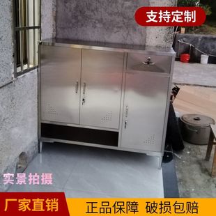 不锈钢无甲醛加厚家用入室门口鞋柜防水防晒储物柜多层大容量收纳