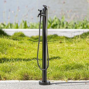 庭院戶外水龍頭立柱花園水栓院子不銹鋼帶鎖水龍頭室外防凍裂水管