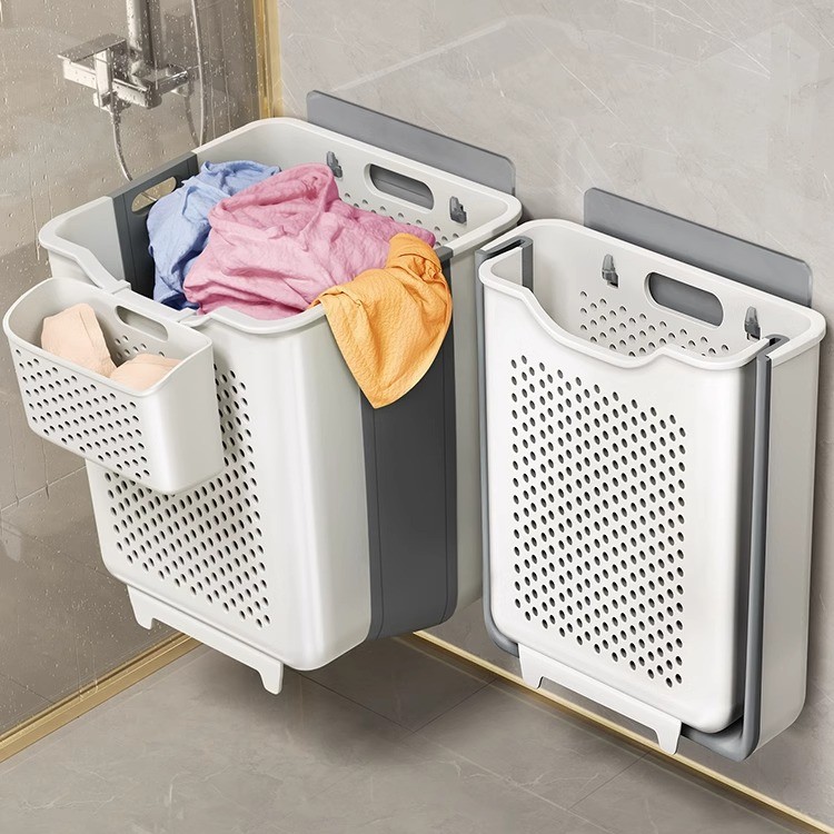 特大号免打孔脏衣篓可折叠浴室放衣服大号收纳桶神器洗衣篓收纳桶