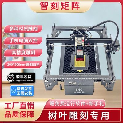 树叶照片雕刻机摆摊激光设备小型全自动打印叶子玻璃机器叶雕机