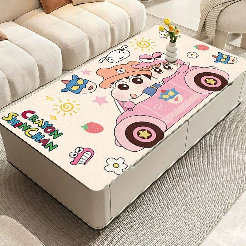 卡通pvc免洗茶几垫可爱防水防油桌布ins风餐桌垫可擦洗桌面保护垫,居家布艺,茶几垫,淘宝优惠券,粉丝福利购,淘宝优惠卷