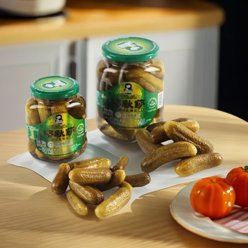 喀秋莎俄式酸黄瓜俄罗斯风味即食龙江特产330g俄式乳黄瓜罐头670g