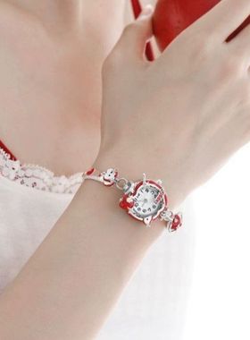 苹果元素手链原创红苹果手链小众设计高级感青苹果可爱甜酷