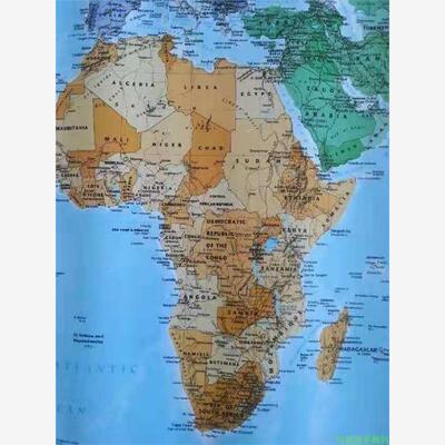 English World Map Waterproof Big Large Map Of The World Post