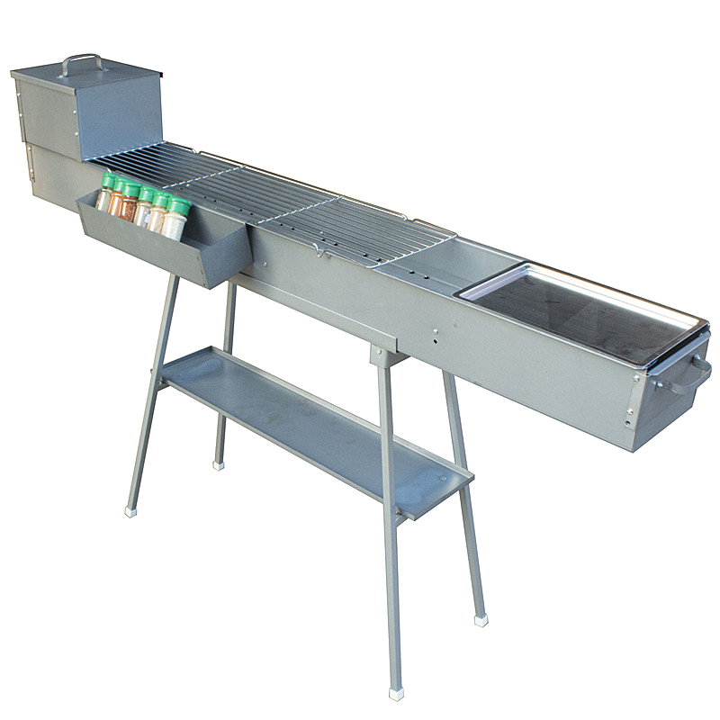 蝶烤香烧烤炉商用烧烤炉木炭烧烤架设备烧烤架商用摆摊加长烤架