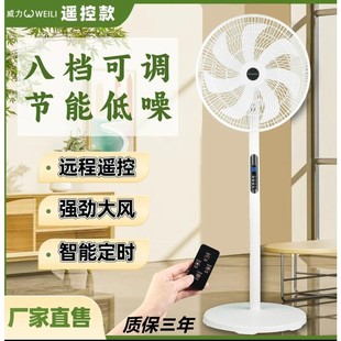 電風(fēng)扇落地式 強(qiáng)力風(fēng)力節(jié)能電 7葉 WEILI 輕音 搖頭臺式 威力 立式