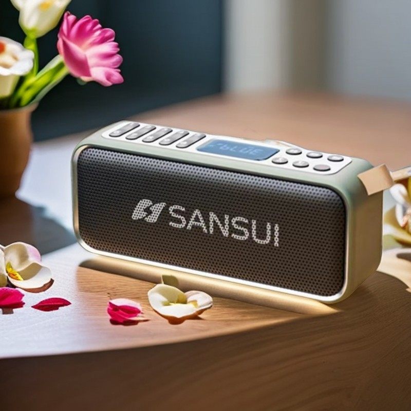 山水F36升级版语音智能点歌便携户外蓝牙音响音箱收音机扩音器