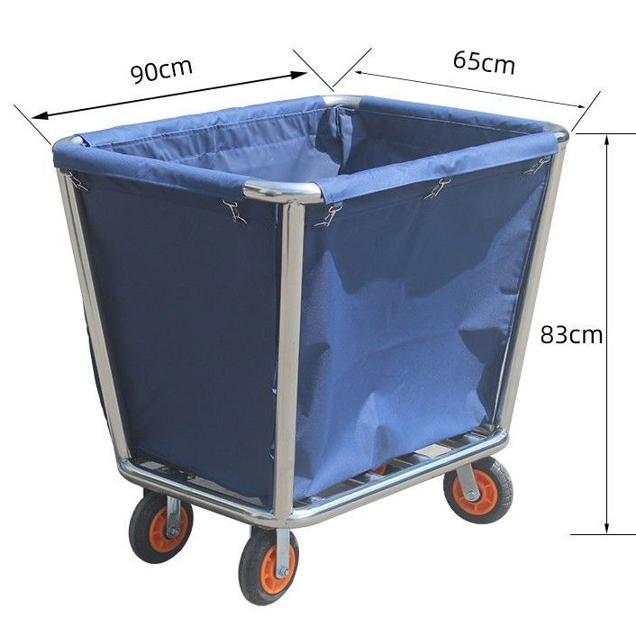 宾馆客房脏布草回收车酒店布草车干洗店洗衣房收纳车布草框