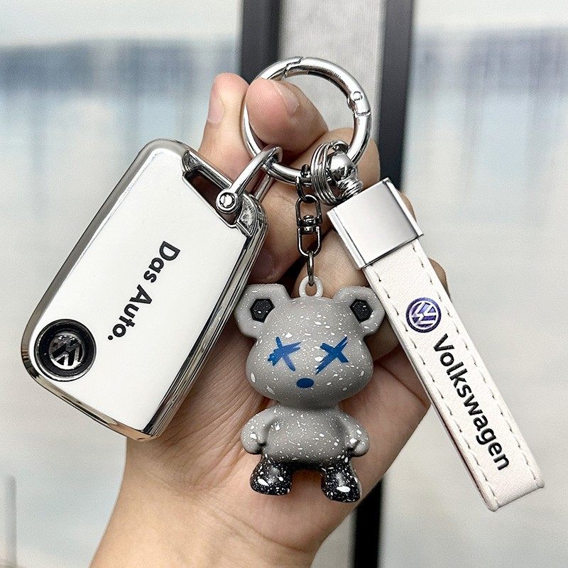 大众速腾钥匙套专用宝来朗逸POLO迈腾探岳帕萨特CC凌渡高尔夫汽车