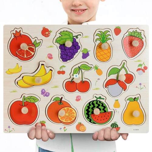 3D Puzzles Wooden Learning Toys for Kids Alphabet  Animal