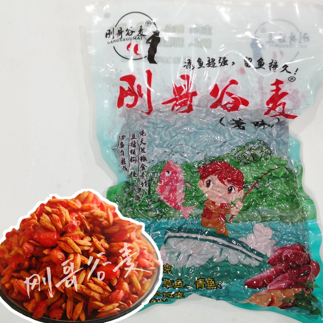 刚哥谷麦四川刚哥谷麦鱼窝料（薯味）450克包装一份5包 （包邮）