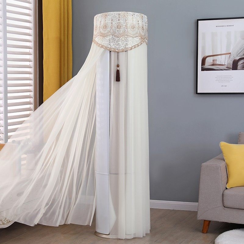 【雅韵】立式圆柱空调罩开机免取空调防尘罩简约圆形空调装饰罩罩