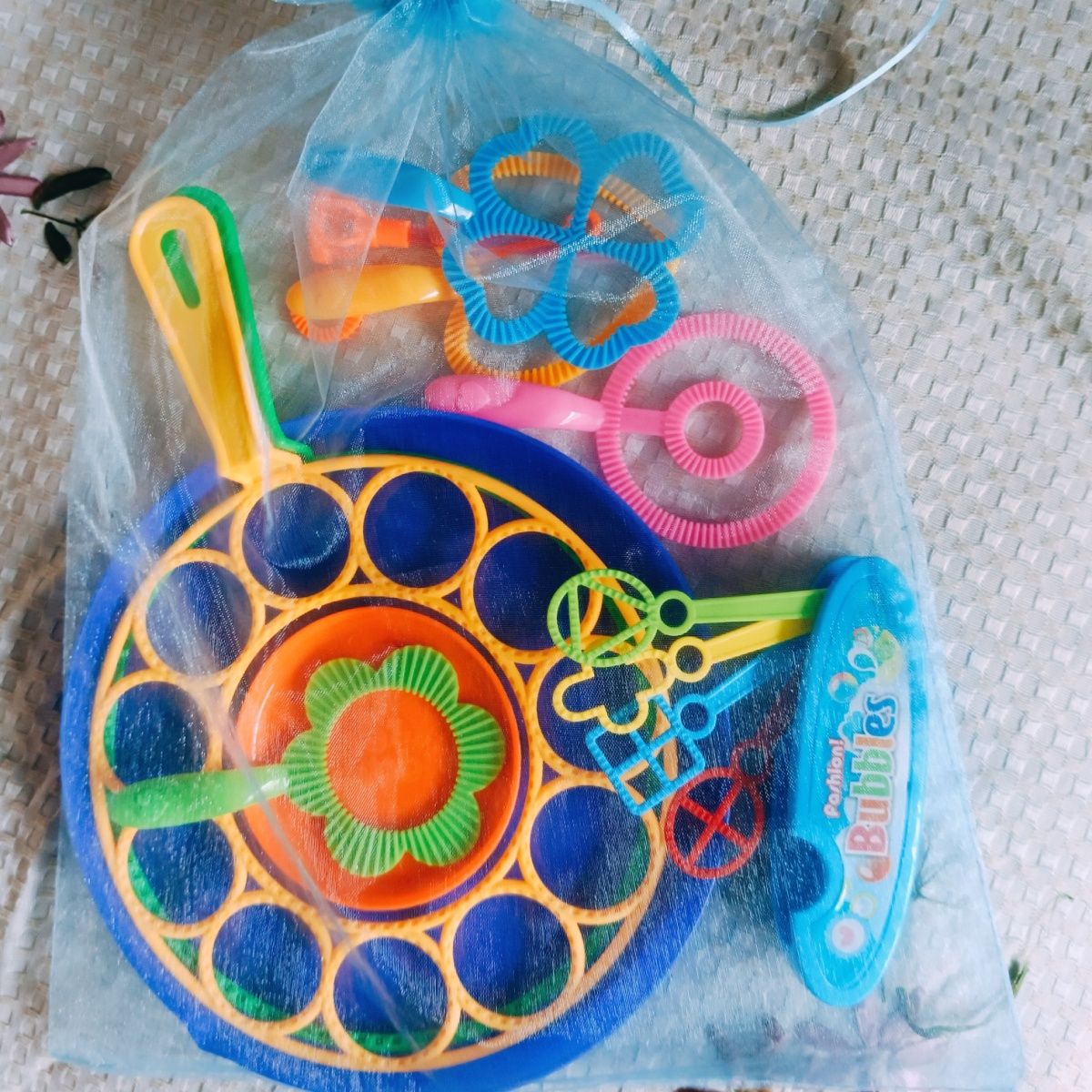 吹泡泡工具套装儿童玩具网红超大棒盘组合套液吹泡泡工具