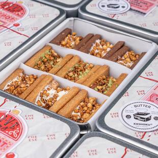 宿咕的铁皮盒 奶酪坚果饼干