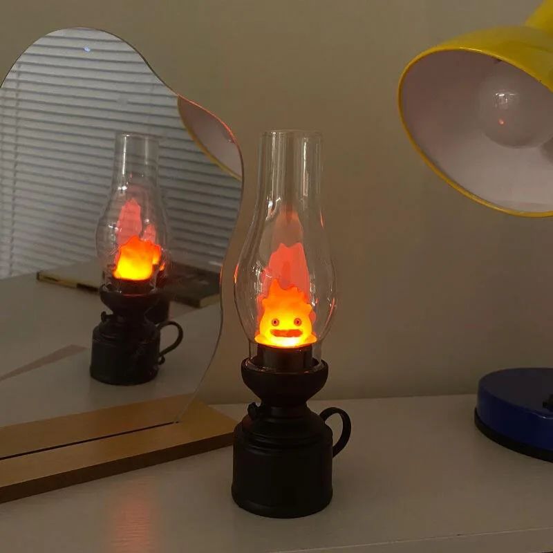 Calcifer Flameless Night Light Halloween Retro Decorative Ca