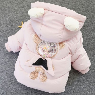 女童棉衣新款儿童棉服加绒加厚外套羽绒宝宝冬装冬季棉袄洋气超厚