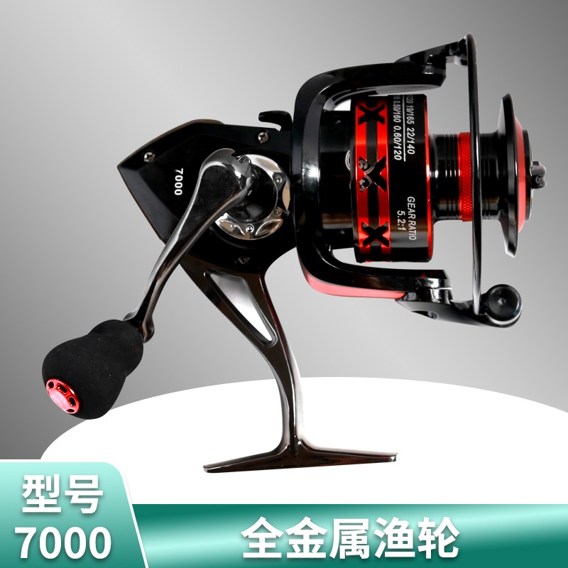 禧玛精工半金属纺车轮全金属纺车轮海竿轮远投轮无间隙纺车轮轮子