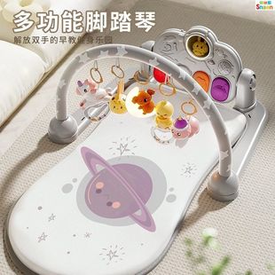 斯纳恩婴幼儿创意卡通吊坠动物夜灯儿童多功能脚踏琴益智早教玩具