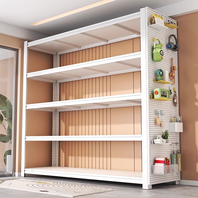 家用货架置物架多层落地仓库阳台储藏室杂物间商用超市钢制收纳架