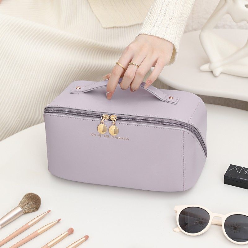化妆包女大容量2024新款便携化妆品收纳包分区旅行化妆箱手提出差,收纳整理,化妆包,淘宝优惠券,粉丝福利购,淘宝优惠卷