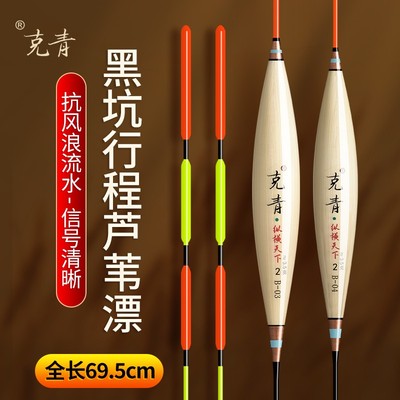 克青大物黑坑珠珠行程芦苇漂清晰浮漂醒目鱼漂加粗尾浮漂加粗浮漂
