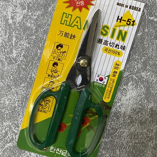 「非不锈钢材质」韩国韩信多功能花艺花枝铸铁剪刀