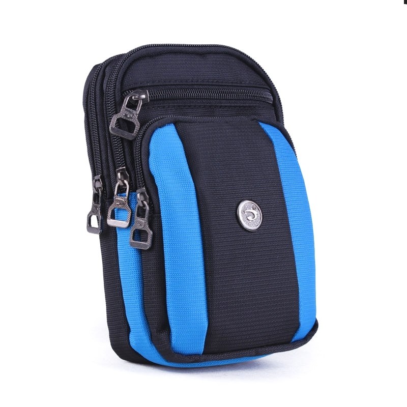 男士穿皮带手机腰包多功能手机包工具包斜挎小包工地干活工作腰包