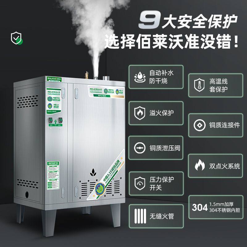 蒸汽发生器蒸气机燃气液化气煮豆浆豆腐烧水全自动工业锅炉酿酒厂