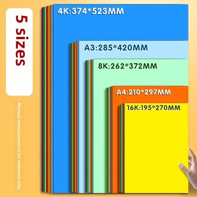 A4 Colored Cardstock Thickened Hard Paper Handmade Craft Mat