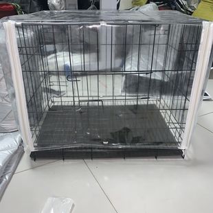 定做狗笼子罩子 防雨遮阳宠物笼罩子 帳篷挡风pvc透明可观赏笼罩