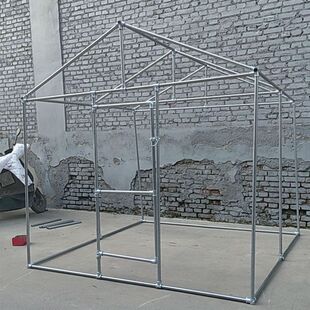 阳光房骨架自装可拆卸车棚雨棚连接件搭棚搭架配件管支架连接件