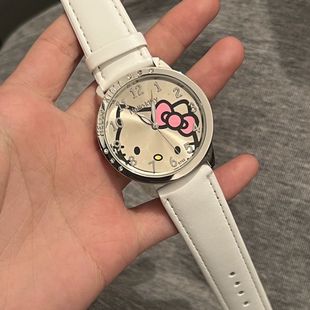 只能看时间的手表Hellokitty手表女小众轻奢ins高颜值学生可爱腕