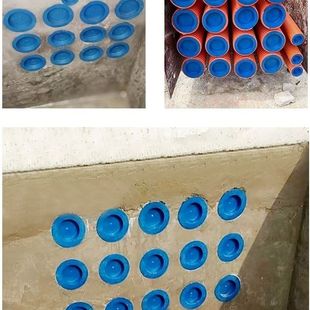 165套管管堵管塞管帽防尘盖内嵌式螺纹MPP200电力井管堵头219封堵