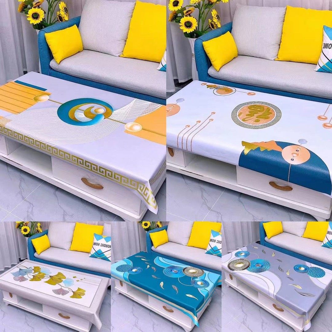 90宽150长防水防烫免洗桌布茶几布印花防油防油防尘茶几餐桌布,居家布艺,桌布,淘宝优惠券,粉丝福利购,淘宝优惠卷