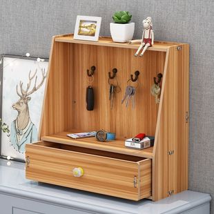 鞋柜上摆的收纳盒入户玄关门口放钥匙扣锁匙收纳盒摆件轻奢高档家